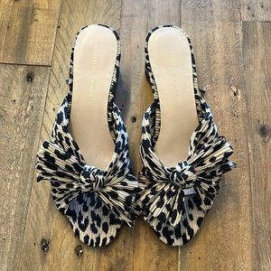 Loeffler Randall Cheetah Kitten Heels